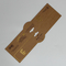 Die Cut Design Customized Kraft Folding Header Cards In logo Gold